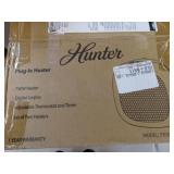Hunter 750W Plug-in Digital Space Heater Set - Retail: $39