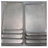 Commercial Aluminum Sheet Pans - Bulk Set of 8- 12