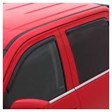 Auto Ventshade AVS In-Channel Ventvisor / Window Deflectors, Fits 2016-2023 Toyota Tacoma Double Cab, 4 pcs, Smoke-194768