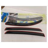 Auto Ventshade AVS In-Channel Ventvisor / Window Deflectors, Fits 2016-2023 Toyota Tacoma Double Cab, 4 pcs, Smoke-194768