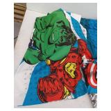 Marvel Avengers Comic Good Guys Multi-Color 4 Piece Twin Bed Set