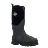 MuckBoots Mens Chore Safety Toe Metatarsal Work Boot, Black, 5 M US