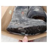 MuckBoots Mens Chore Safety Toe Metatarsal Work Boot, Black, 5 M US