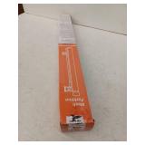 Reinforced 55" Wide Retractable Dog Gate with Support Rods, 33" Tall, Gray