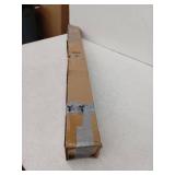 Treije Tension Rod 51-145Inch, Extra Long, Black