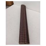 Cordless Bamboo Roman Shades, 34.5 x 64 Inch, Espresso