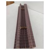 Cordless Bamboo Roman Shades, 34.5 x 64 Inch, Espresso