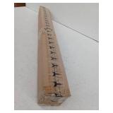 No Tools No Drill Cordless Roman Shades, 35w x 48w