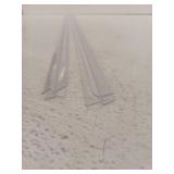 2 Pack Shower Door Bottom Seal 1/4" x 36"