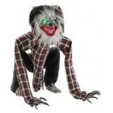 Squatting Werewolf Halloween Decor