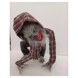 Squatting Werewolf Halloween Decor