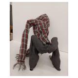 Squatting Werewolf Halloween Decor