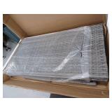 LW Rectangular Wicker Block Planter Box, Gray, 30