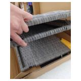 LW Rectangular Wicker Block Planter Box, Gray, 30