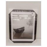 Americanflat 16X20 Poster Frame in Black with 14X17  Mat