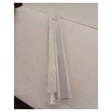 No Tools No Drill Cordless Cellular Shades, White, 35" W x 64" H