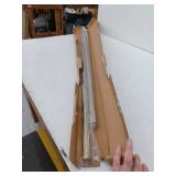 Ivilon Drapery Window Curtain Rod - End Cap Style Design 1 Inch Pole, 72-144 Inch, Warm Gold