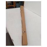 Ivilon Drapery Window Curtain Rod - End Cap Style Design 1 Inch Pole, 72-144 Inch, Warm Gold