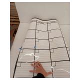 Large Dry Erase Calendar for Wall, 36x48