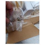 34"x72" Chicology Light Filtering Roman Shade Ridgewood Cream