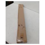 34"x72" Chicology Light Filtering Roman Shade Ridgewood Cream