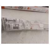 Retractable Baby Gate for Stairs & Doorways, 55" Wide x 33.6" Tall, White