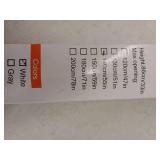 Retractable Baby Gate for Stairs & Doorways, 55" Wide x 33.6" Tall, White