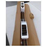 KAMANINA 1 Inch Double Curtain Rods for Windows 36 to 72 Inches