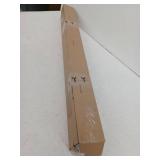 KAMANINA 1 Inch Double Curtain Rods for Windows 36 to 72 Inches