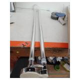 Double Chrome Shower Curtain Rod