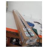 Double Chrome Shower Curtain Rod