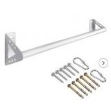 36-inch White Doorway Pull-up Bar