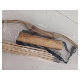 Handmade Wooden Bow and Arrow Set
