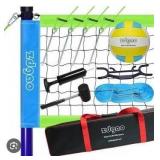 Zdgao Portable Volleyball Set with Net and Ball