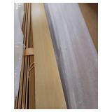 2-inch Wood Slat Horizontal Window Blinds 35" Wide