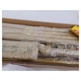 Gold Double Rod Clothing Rack