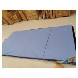 BalanceFrom Blue 10ft Gymnastics Folding Mat 47" Wide