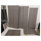 Modern Rectangular Rattan Planter Box 30x12x16