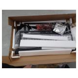 Modern L-Shaped Gaming Desk with Storage Shelves