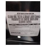 Broan Nutone 30-Inch 2-Speed Under-Cabinet Non-Ducted Range Hood, Black