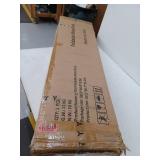 5 Tier Folding Shelf With Hooks, Black