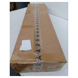 2 Pack One-Stop Stair Cable Railing Posts Kit 42", 33 Degree Drilled Black Stair Posts