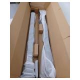 2 Pack One-Stop Stair Cable Railing Posts Kit 42", 33 Degree Drilled Black Stair Posts