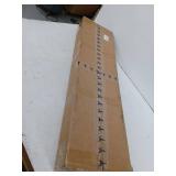 2 Pack One-Stop Stair Cable Railing Posts Kit 42", 33 Degree Drilled Black Stair Posts