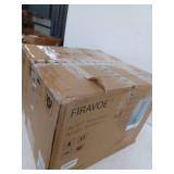 Firavoe Counter Height Bar Stools, Brown