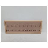 10x30 Frame Natural Woodgrain