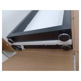 36 Inch Metal Bar Table Legs, 2 Pack, Black