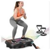 Axv Vibration Fitness Plate, Black