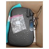 Axv Vibration Fitness Plate, Black