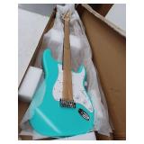 Sonicake Electric Guitar, 39" Beginner Electric Guitar, Sea Bubble Green